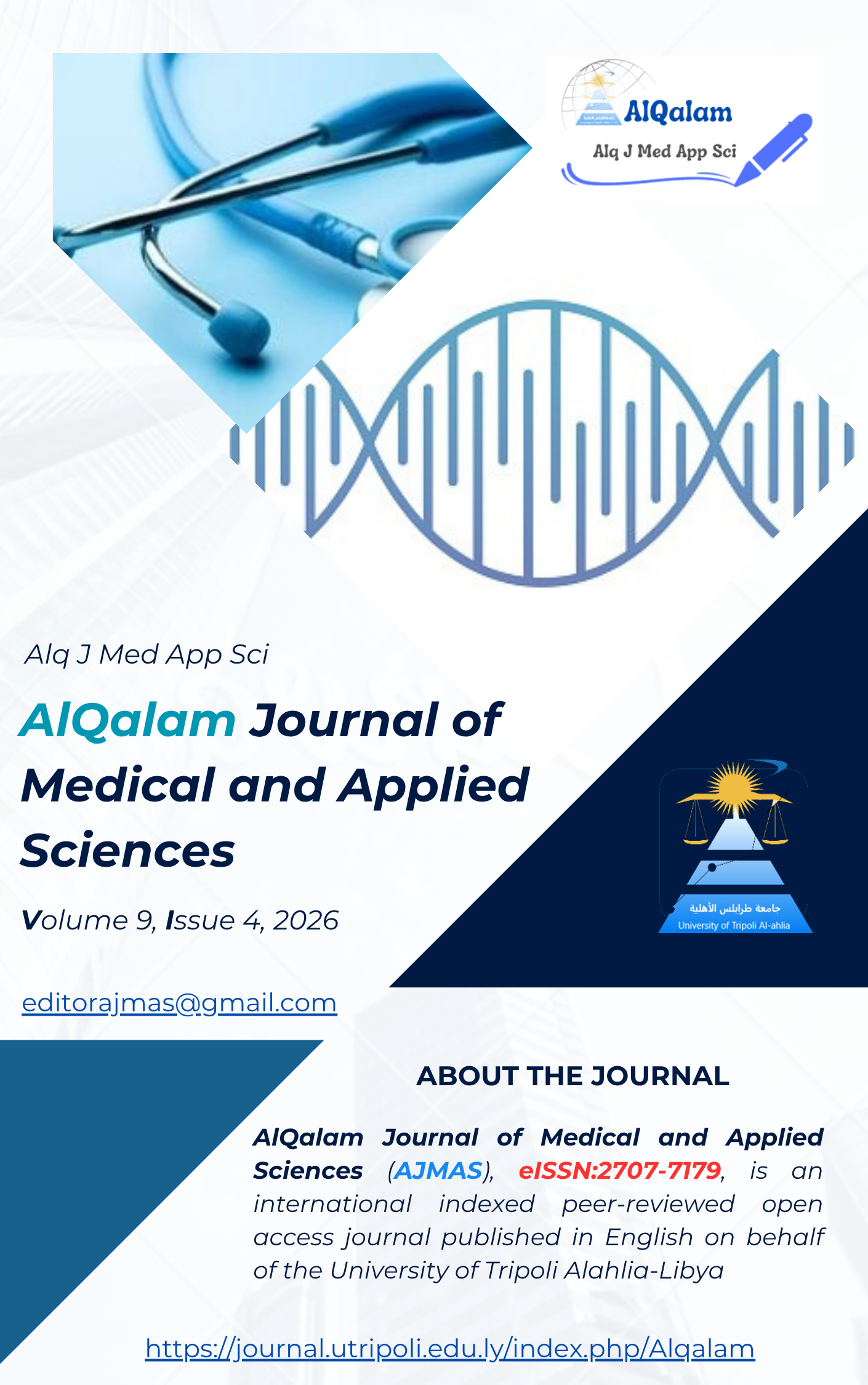 Volume 9, Issue 4, 2026 | AlQalam Journal of Medical and Applied Sciences